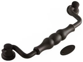 Rk International - Pewter Rki Beaded Middle Hanging Pull (Rkicp3704P)