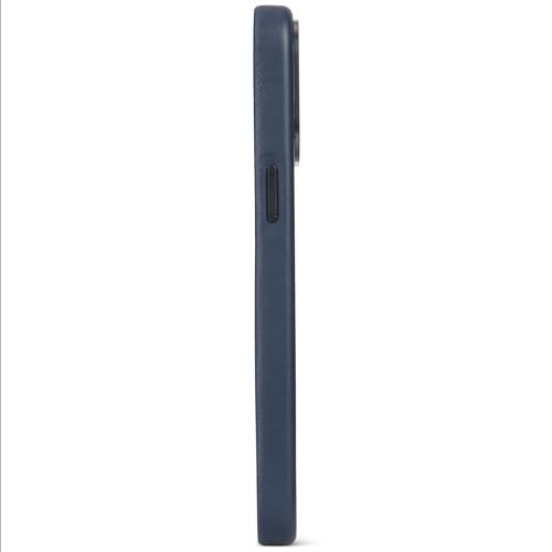 Coque cuir iPhone 15 Plus MagSafe DECODED Navy - Protection arrière de smartphone - 7