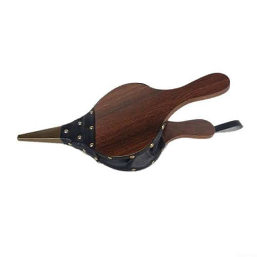 Manual Fireplace & BBQ Bellows – 39 x 17 cm Wooden Air Blower for Fireplaces, Grills, Wood Stoves and Camping, Compact Portable Design with Enhanced Airflow(Brown)