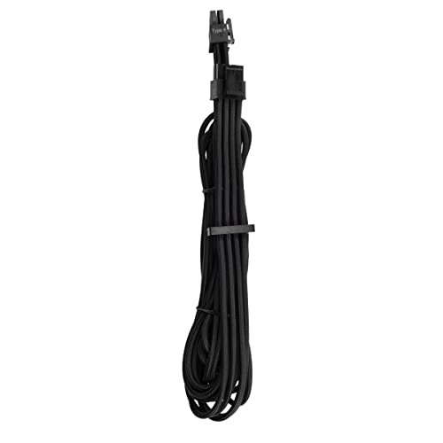 CORSAIR Premium Individually Sleeved PSU Cables Starter Kit – Black, 2 Yr Warranty, for Corsair PSUs by Corsair - Image 6