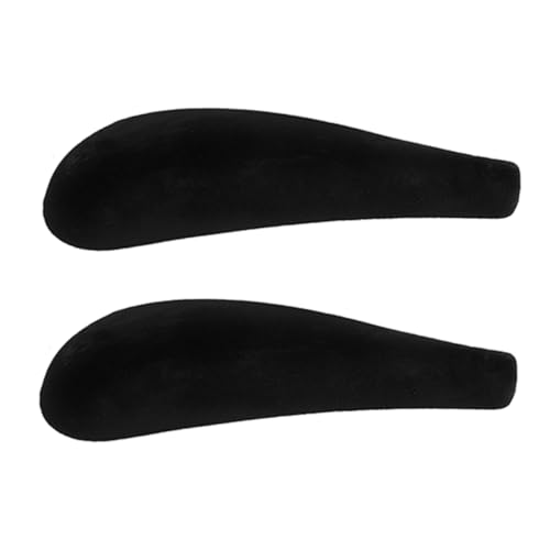 KOMBIUDA Protect Your Garments Black Shoulder Pads Non-Slip Shoulder Shapers Hangers No Shoulder Bump 1 Pair