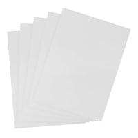 PATIKIL 6 Fogli Cartoncino Metallizzato Effetto Specchio 250gsm - 6 Colori Oro, Rosa, Blu, Argento, Rosso, Verde - 29,7x21,6 Cm - 5