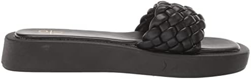 YOKI Women's Platform Sandal, Black, 7.5 | Image 5