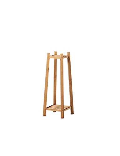 Soporte De Flores De Madera Soporte De Exhibición De Las Plantas Soporte De Flores De Interior Y Al Aire Libre Balcón De Jardín Estante De Bote De 2 Capas (color De Registro 30cmx30cmx90cm) Cover