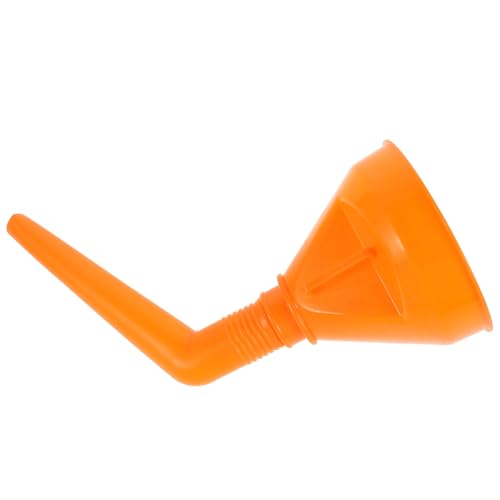 SECFOU 大口径厚手メッシュ付き自動車用漏斗 耐久性高くエンジンオイル ガソリン給油に 素早く簡単注入可能な多機能ファンネル