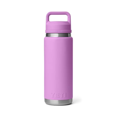 Image of YETI Rambler 26 oz Bottle, Leakproof, Vacuum Insulated, Stainless Steel with Chug Cap, Desert Bloom