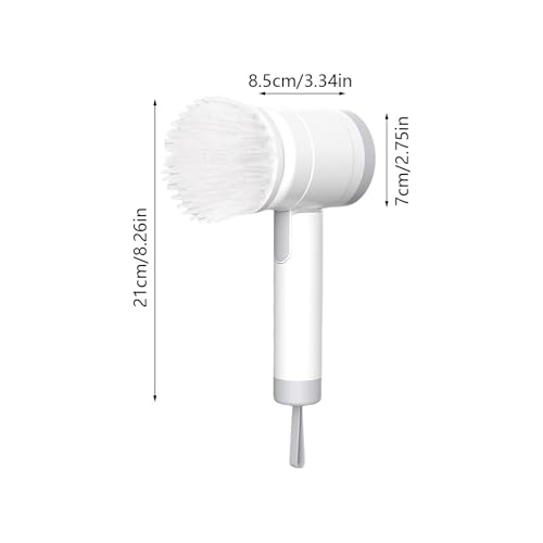 Brosse de nettoyage électrique rotative pliable avec batterie rechargeable