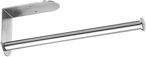 Paper Towel Holder Under Cabinet, OBODING, Self Adhesive or Drilling, Paper Towel Holder Wall Mount, 304 Stainless Steel Towel Rack for Kitchen Organization and Storage (12.05 inches)