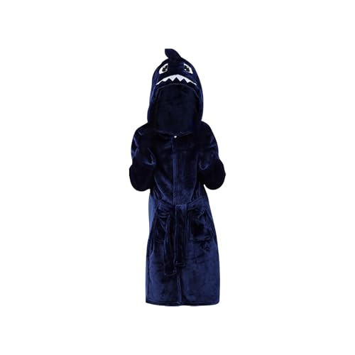 Kids Girls Boys Tiger Plush Fleece Hooded 𝐁ath𝗿obe with Belt Cute Animal Soft 𝐂ostume Fall Clothes for Toddler