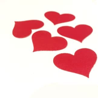 Glavatrix Heart Cake Toppers Set - Red Hearts, Pink Gift Box & Conversation Hearts For Love Themed Birthday, Wedding & Shower Cakes - View #8