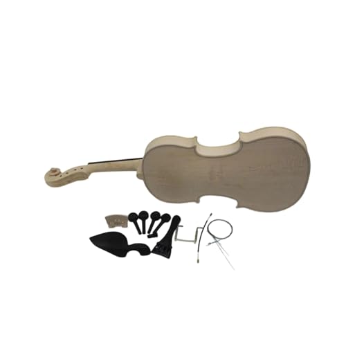 Violon blanc en érable et épicéa fait main taille 1/4 pour jeune prodige