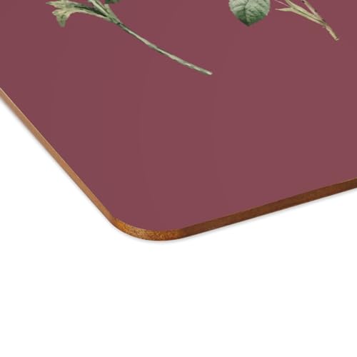 Sets de table en liège grand format napperons fleurs minimaliste chic