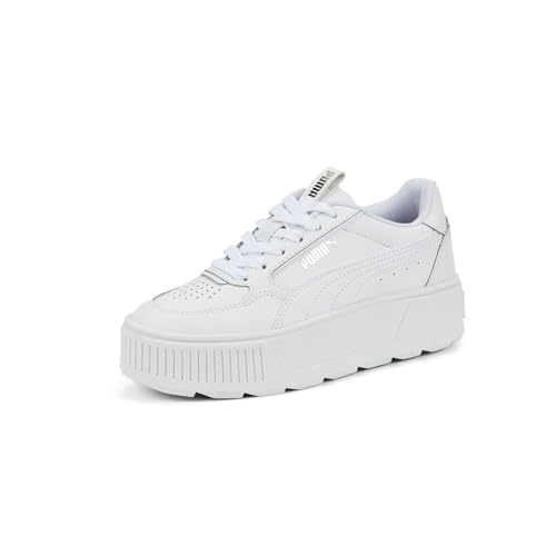 PUMA Puma Karmen Rebelle Sneaker, White-Light Aqua-Light Lavender, 7 US Unisex Big Kid