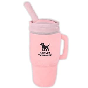 Pawley Tumblers Knister Plüsch Hundespielzeug Rosa