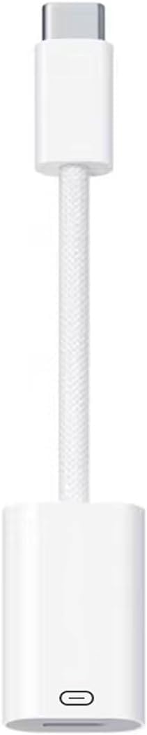 HRIOEKAX USB-C Male to Female Charge Adapter for iPhone 15, Type C to iPhone Adapter Charging Cable Compatible with MacBook Pro, iPad Air, Samsung