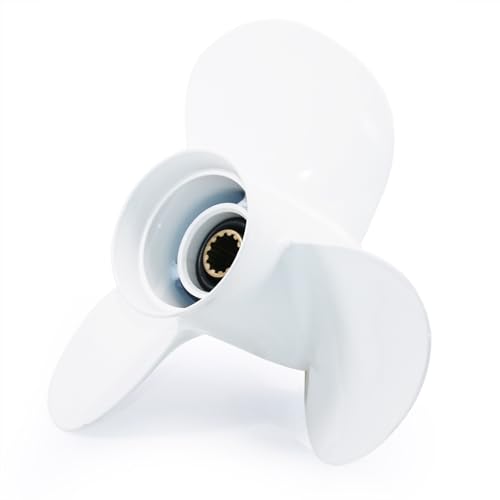 CAPTAIN 11x15 Propeller fit Yamaha Outboard Engine T25HP F30 40HP F40 48HP 50HP F50 55HP 60HP F60, 13 Tooth Spline OEM 69W-45943-00-EL Aluminum Outboard Propellers