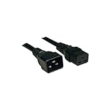 Tripp Lite Heavy-Duty Computer Power Extension Cord for Servers and Computers 15A, 14AWG (IEC-320-C19 to IEC-320-C20) 6 Feet / 1.83 Meters, Male-to-Female, Black