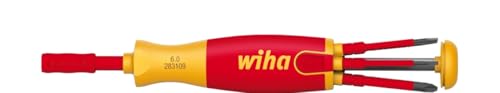 Wiha 38613, Schlitz/PH/SL+PZ (Klemmschrauben) im Blister, Red Yellow