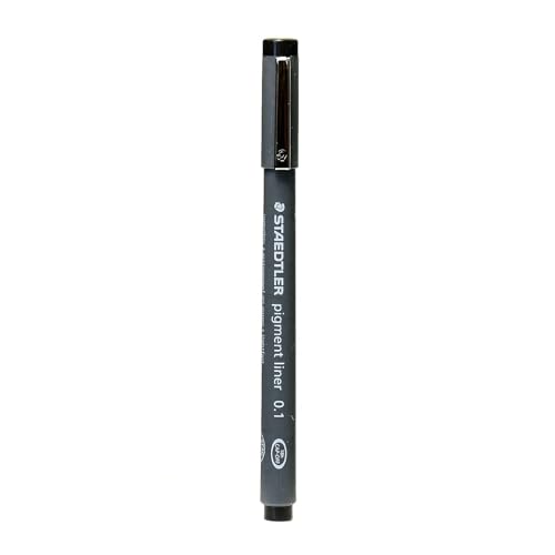 STAEDTLER Pigment Liner 0.1 mm black [Pack of 5] (60479-PK5)