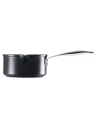 Foto von LE CREUSET Aluminium-Antihaft Milchtopf, Ø 16 cm, Für alle Herdarten inkl. Induktion geeignet, Anthrazit/Silber, 51109160010002