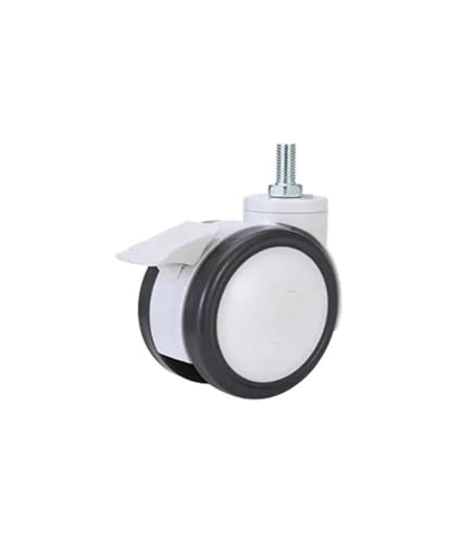 Roulette universelle silencieuse double rangée à vis pour lit médical - 5