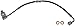 Dorman H622073 Rear Driver Side Outer Brake Hydraulic Hose for Select Jeep Models