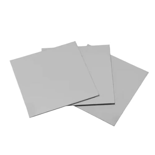 Plaque inox Plaque carrée en acier inoxydable 316 polie, différentes tailles pour Bricolage(1mm,50x50mm 2PCS)