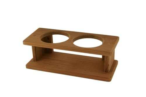 Support en verre en bois de teck de qualité supérieure ARC Marine marron