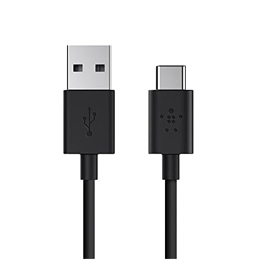 Belkin USB-IF Certified 2.0 USB-A to USB-C (USB Type C) Charge Cable, 6 Feet / 1.8 Meters, Black