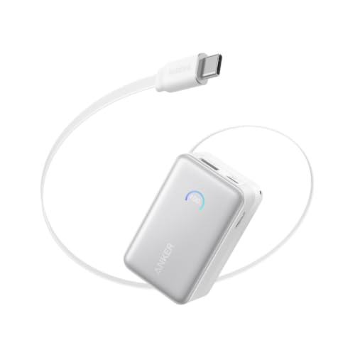 Amazon | Anker Nano Power Bank (10000mAh, 45W, 巻取り式 USB-C