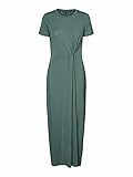 vero moda dresses online shopping kurzärmliges, langes Kleid aus nachhaltigem Lyocell
