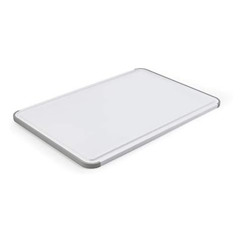 KitchenAid Plastic Cutting Board with Non-Slip Edges and Trench Cover
