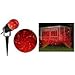 Gemmy Halloween LED Time Tunnel RED Yellow Projection Stake Light