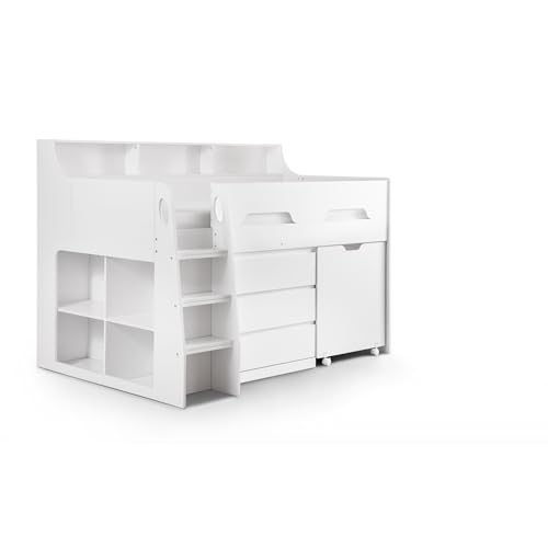 Julian Bowen White Wood Jupiter Midsleeper, Single