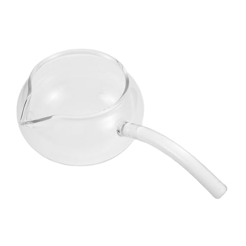 Alipis Pichet à Thé Gong Fu En Verre Borosilicate Résistant à La Chaleur Anse Latérale Longue Infusion Du Thé Élégant