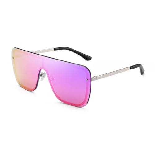 Lunettes de soleil surdimensionnées avec protection UV400 maximale contre les reflets