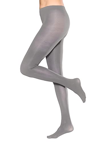 HxmeStore Collant termici opachi da donna, taglia unica, Grigio, Etichettalia unica