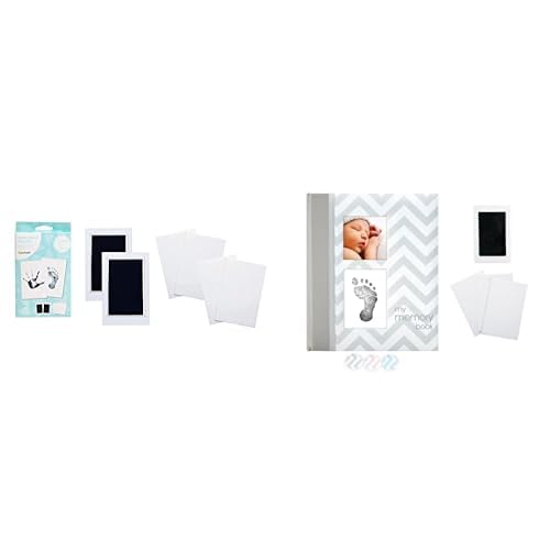 Pearhead Ultimate Newborn Keepsake Bundle - Handprint Kit & Baby Memory Book
