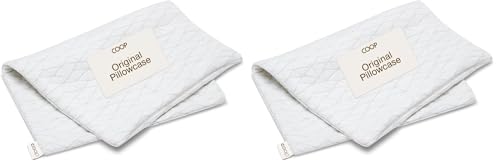 Image of Coop Home Goods Original Pillow Case, King Size Pillow Case for Memory Foam Pillows, Breathable Ultra Soft Lulltra Fabric Cover with Zipper, Polyester /Rayon (Pack of 2)