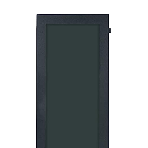 Lowell LFD-10P Smoked Plexiglass Front Door for 22 Inches / 23 Inches Wide Rack, 10 U; Steel Frame; 20 Inches Wide x 1 Inch Deep; Extends 1 Inch from Rack Frame; Integral Recessed Handle