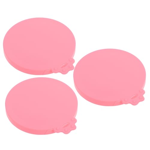 MAGICLULU 3pcs Silicone Can Covers for Canned Food Storage Reusable Stretch Lids for Pet Food Excellent Sealing Lids for Wine Beer Canned Goods Practical Stylish Kitchen Accessory
