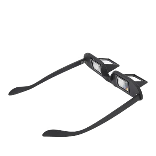 Jectse Horizontal Lazy Glasses, 90° Vision Bed Prism Spectacles Lying Down for Neck Protection, HD Lazy Readers Glasses for Reading and Watching TV Mobile Phone in Bed