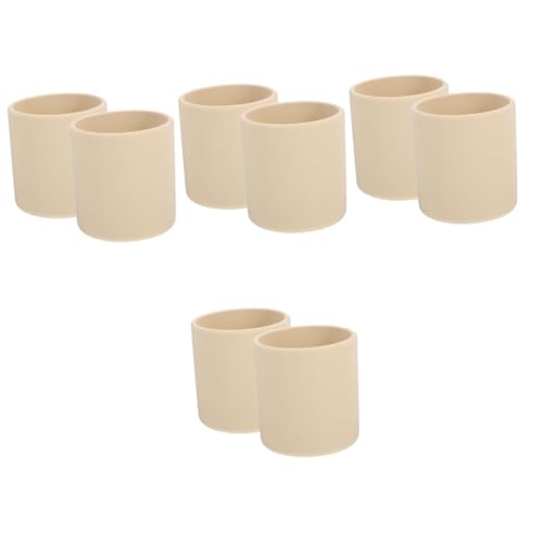 HEMOTON 4 Juegos Taza Para Pequeños Taza Inteligente Pasta De Para Cup Tazas Para De 1 A 3 Años Vasos De Entrenamiento De Pajita Para Bebés Beige 2 Piezas*4