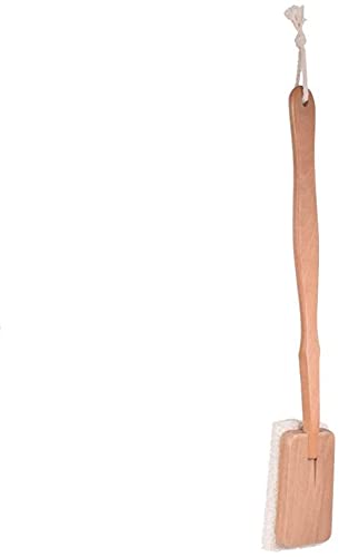 Cepillo de baño de lufa con Mango Largo de Madera Cepillo de baño Depurador de Espalda Cepillo de baño Exfoliante Cepillos de baño y Cuerpo