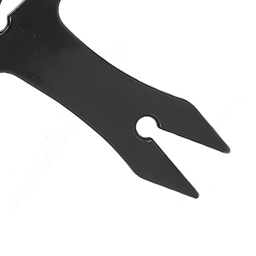 Peine para cabello de dientes anchos doble cara negro miniatura 5