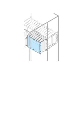 abb-entrelec – cubiculo arrière P1 300 x 400 mm pour armoire électrique
