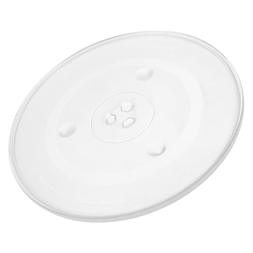 FUTUREORYY Piatto Girevole in Vetro per Microonde Resistente al Calore Compatibile Maggior Parte dei Modelli Distribuzione Uniforme del Calore Facile da Pulire