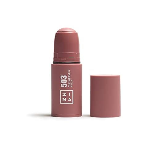 3INA MAKEUP - Vegan - The No-Rules Stick 503 - Nude - Multipurpose Makeup Stick for Eyes Lips & Cheeks - Hyaluronic Acid - 8 Intense Shades - Creamy Formula - Natural Finish - Cruelty Free Cover