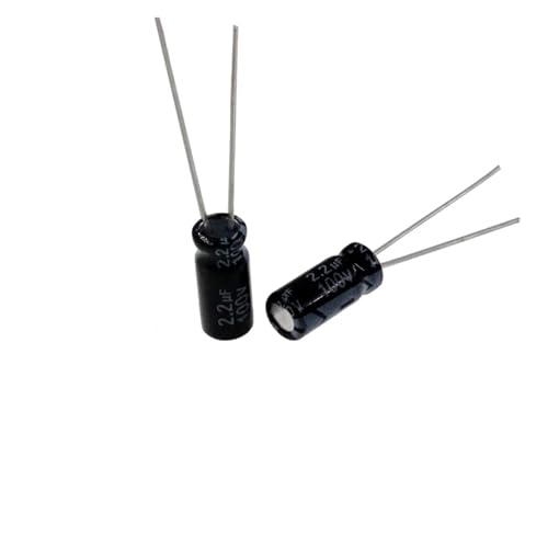 Condensateur 2.2uF 100V radial 5x11mm pour réparation de carte mère et alimentation - 50 unités
