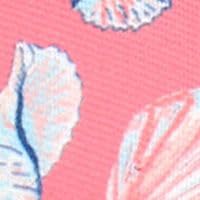 CLUBROOM Mens Coral Printed Padded Riley Round Toe Slip On Flip Flop Sandal 10 M, Pink4